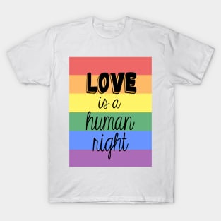 Love is a Human Right T-Shirt